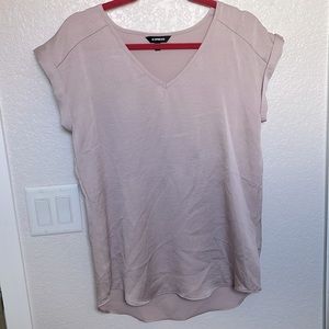 Express, M, pinkish-purple blouse